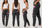 Womens zipper joggers
