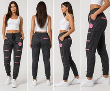 Womens zipper joggers