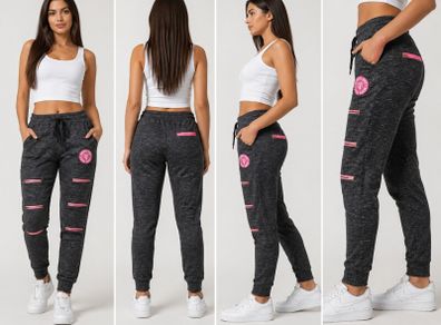Womens zipper joggers
