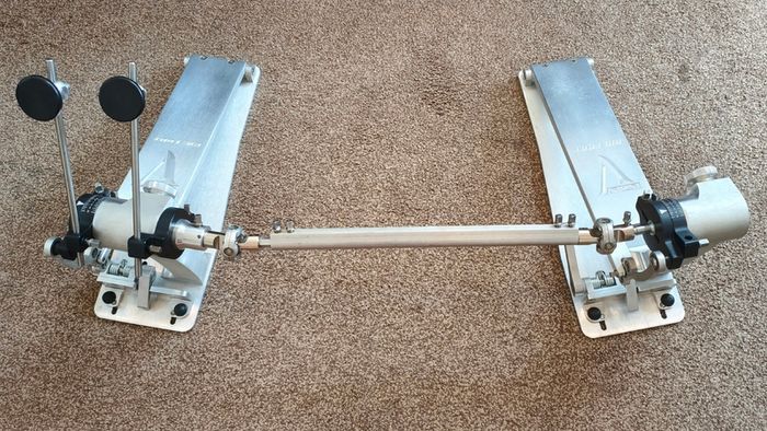 Trick Pro 1-V BigFoot Double Bass Drum Pedal + Extra Low Mass Shortboards +  ACD Unlimited Upgrades
