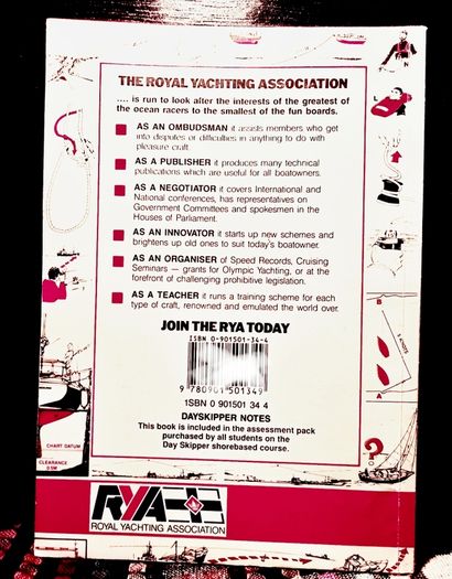 1988. Day Skipper.RYA. Shore Based Course Notes
