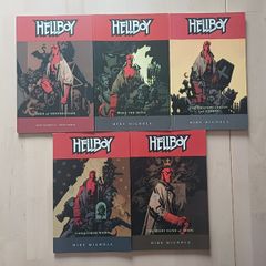 Hellboy Graphic Novels Collection Books 1 to 5 Dark Horse Comics