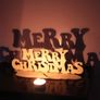 Merry Christmas Wooden House Decorations Xmass Sign Image 3