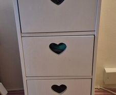 White 4 drawer Storage Unit