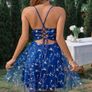 Criss Cross Tie Back Floral Dress Image 3