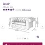 DFS Belair sofa set, 3+2 and footstool Image 3