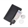 Anti Theft Card Wallets with Zipped Coin Pocket Image 5