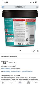 wall tile grout