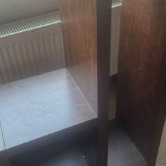 Two dark brown Next Modular Units