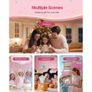Electric Cotton Candy Machine, 1000W Commercial Candy Floss Maker with 52cm Stainless Steel Bowl, Sugar Scoop, and Drawer, Easy Home Use, Perfect for Kids Birthday, Family Party, Pink Image 4