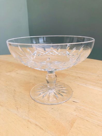 Vintage Waterford Crystal Footed Bon Bon Dish