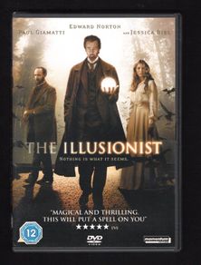 The Illusionist DVD Movie staring Edward Norton, Paul Giamatti & Jessica Biel