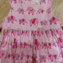 Girls pink dress - size 6-8 years