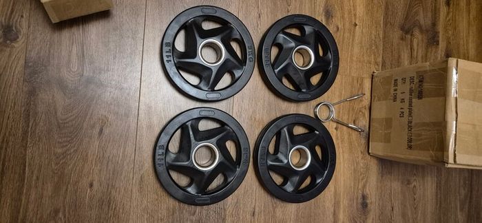 brand new 4x5kilo olympic weight plates