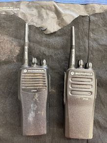 Motorola 6-Way Multi-Unit Charger + 2 Radios