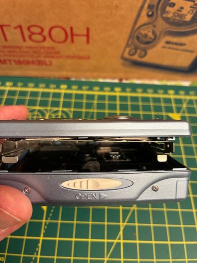 Sharp MD-MT180H (Blue) - Boxed - Near Mint - MDLP Minidisc Recorder
