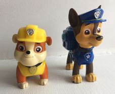 Paw Patrol Mini Figures - Chase & Rubble
