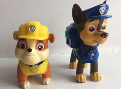 Paw Patrol Mini Figures - Chase & Rubble