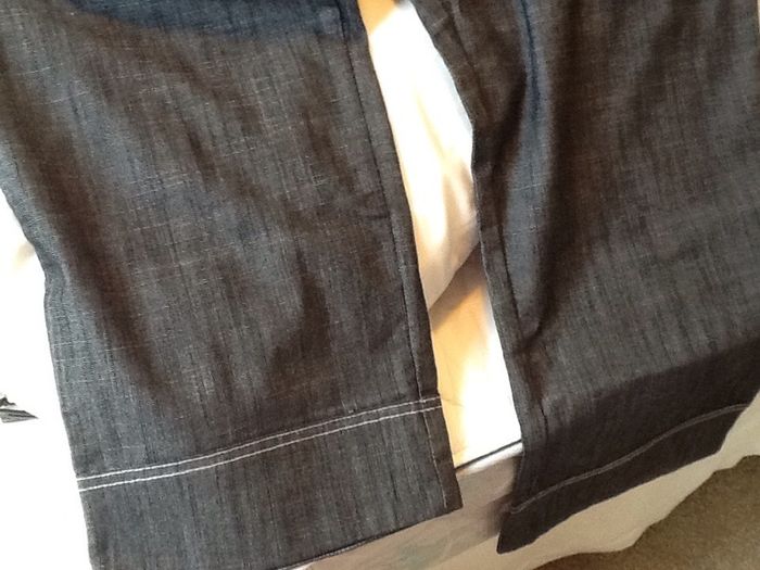 3/4 length park denim pants