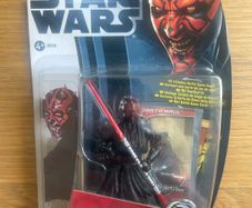 Darth Maul Star Wars Figure On Card. Hasbro. Movie Hero's Line. 2012.