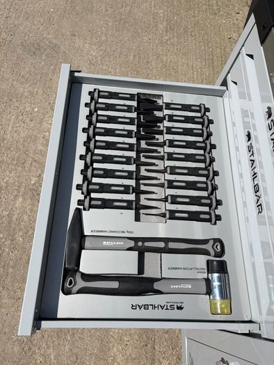 41" 7 Drawer Tool Box - Fully Loaded With Tools + Side Cabinet