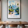 Los Angeles Wall Art Print, Travel Poster Image 10