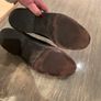 mens black leather shoe size 10 Image 5