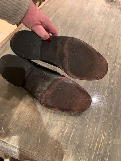 mens black leather shoe size 10