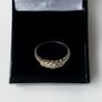 9ct Yellow Gold Five-Stone CZ Ring Image 3