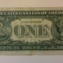 US 1 Dollar Silver Cert - Star Note / Replacememt Image 2