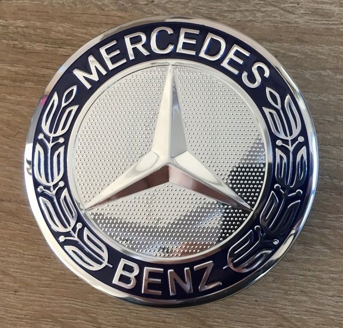 Dark Blue  75mm Mercedes wheel Caps 4pcs A1714000025