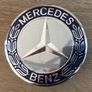 Dark Blue  75mm Mercedes wheel Caps 4pcs A1714000025 Image 3