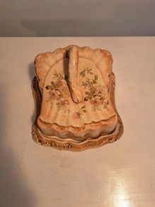 Large Victorian Butter/ Cheese dish