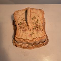 Large Victorian Butter/ Cheese dish