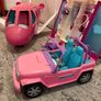 Barbie's dolls and more, aeroplane, clothes, car, wardrobe Image 3