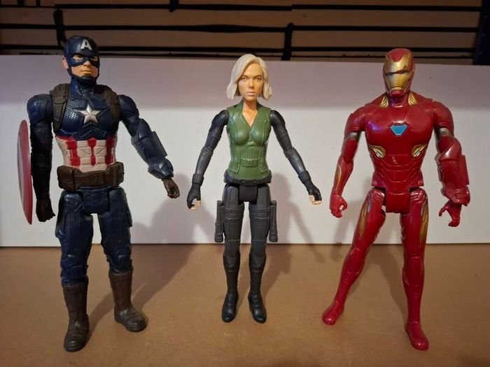 Captain America Black Widow & Ironman (12inch)