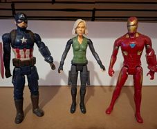 Captain America Black Widow & Ironman (12inch)