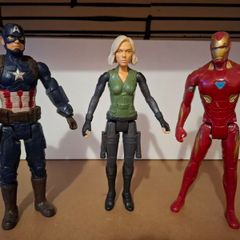 Captain America Black Widow & Ironman (12inch)