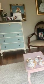 Antique French style writing bureau