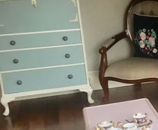 Antique French style writing bureau