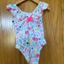 Girl's Floral Print Swimsuit 2/3 yr Image 2
