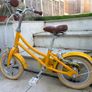 Bobbin Gingersnap children's 12" yellow bicycle / bike Image 2