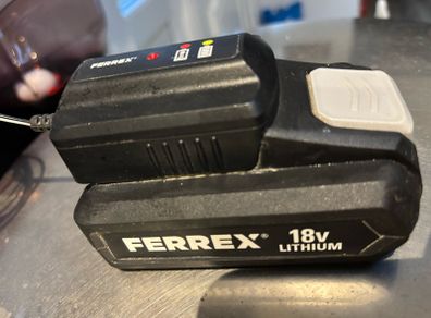 Ferrex 18v lithium battery & charger