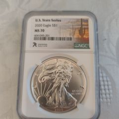 2020 NGC ms70 American Silver Eagle 1oz coin