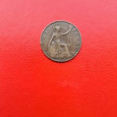 1919 British Penny 1d
