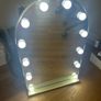 Hollywood Gold Dressing Table Mirror Image 8