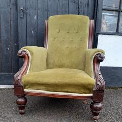 Victorian Mahogany Armchair