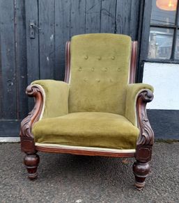 Victorian Mahogany Armchair