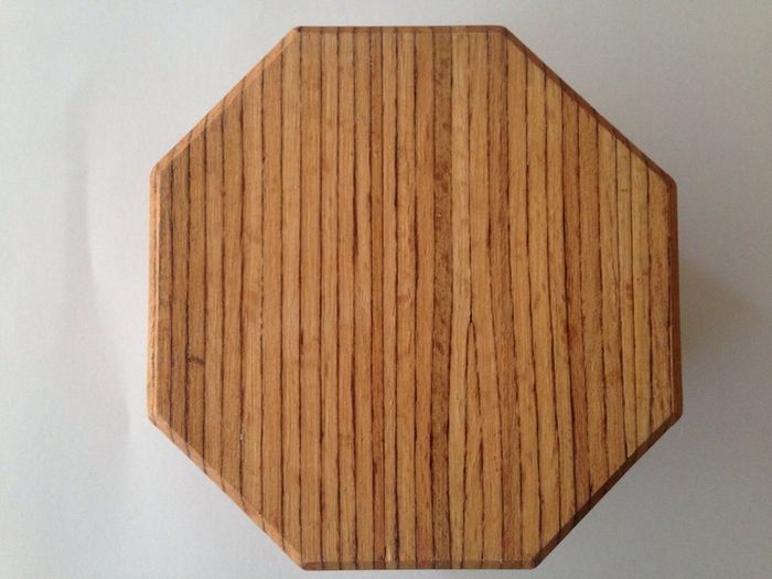 Octagonal Wooden Candle Holder
