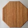 Octagonal Wooden Candle Holder Image 3
